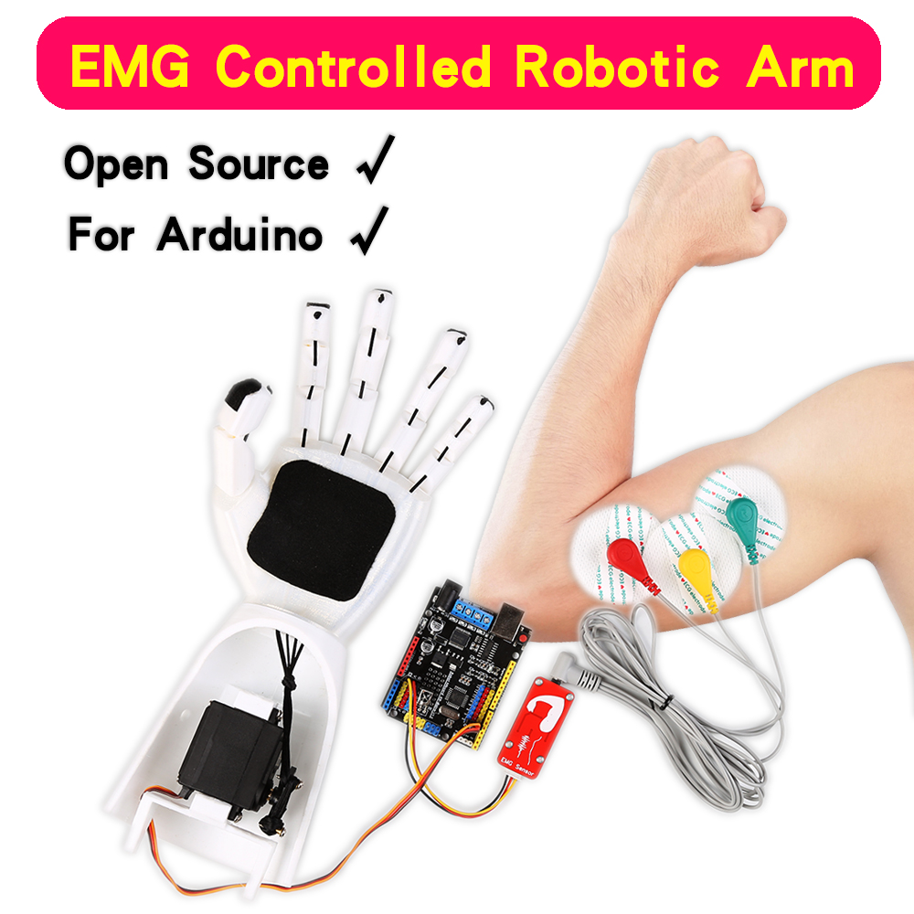 Muscle Sensor Emg - Sensor EMG Brazo robótico Sensor de