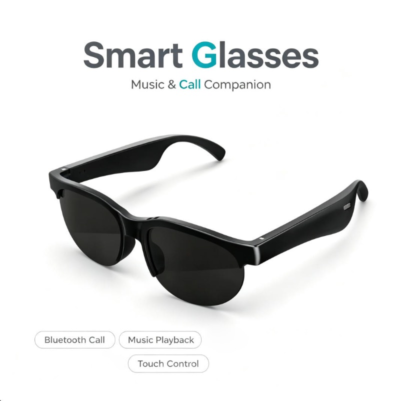 Smart Glasses Lens - Lentes Inteligentes con Bluetooth, Reproducción de