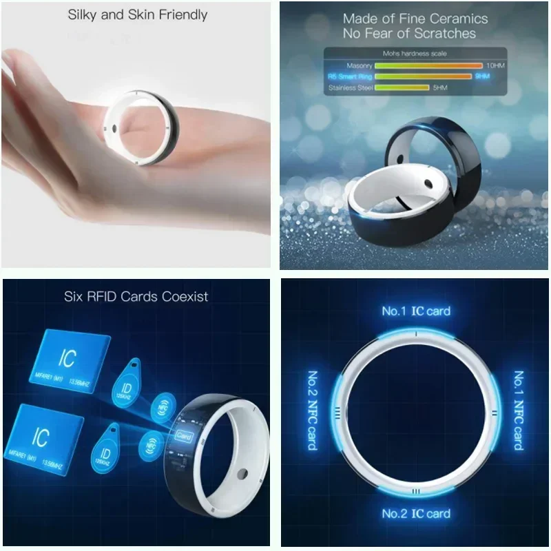 Smart Ring Nfc Pay - Dispositivo portátil inteligente con anillo inteligente,