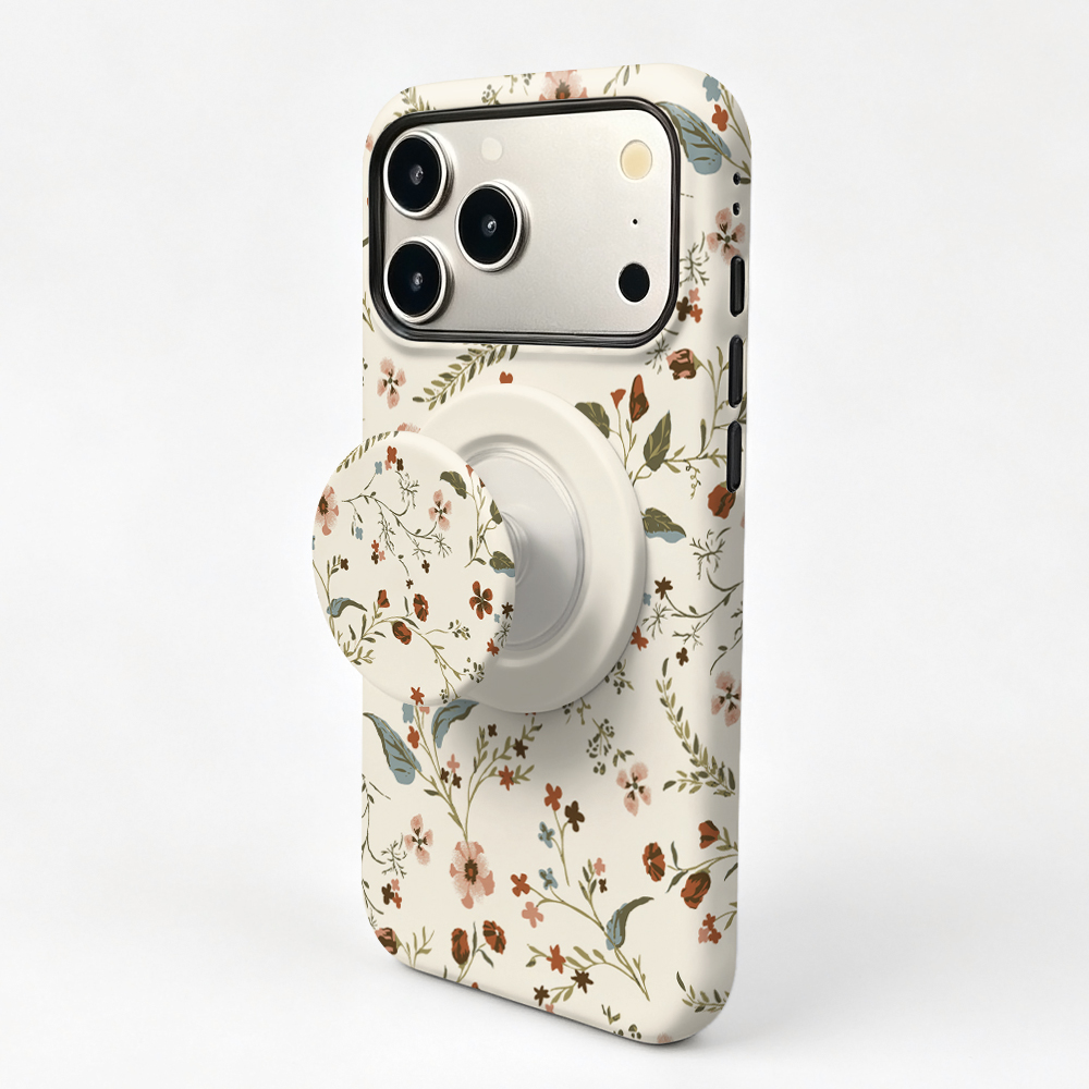 Huawei Mate 60 - Funda magnética con diseño de flores
