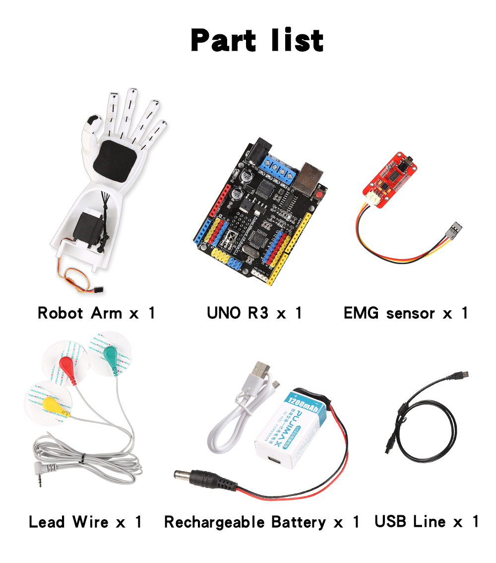Sensor EMG Brazo robótico Sens - Muscle Sensor Emg reseña y precio